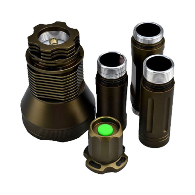 SingFire SF-210A LED Flashlight 12*Cree XM-L T6 / 5-mode / 9000LM / cool white / 4*26650
