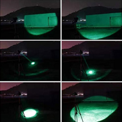 Green Red Hunting Light Kit 250 Yards Tactical Hunting Flashlight Coyote Hog Light Lamp Torch with Remote Pressure