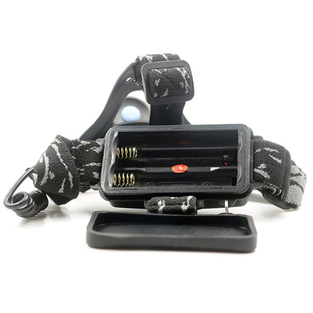 1800 Lumens CREE XM-L T6 U2 3 Modes Super Bright Headlamp with Adjustable Base Cree LED Lamp Headlight Bicycle Light w/ AC Charger - Purple