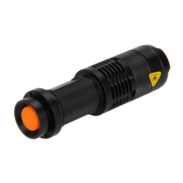 Mini IR Lamp Zoomable 5W 850nm LED Infrared Flashlight Night Vision AA Battery Hunting Torch-To Be Used with Night Vision Device