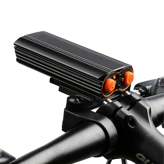 XANES DL06 1200LM 2T6 150° Large Floodlight 6000mAh Battery Bicycle Headlight 4 Modes USB Rechargeable