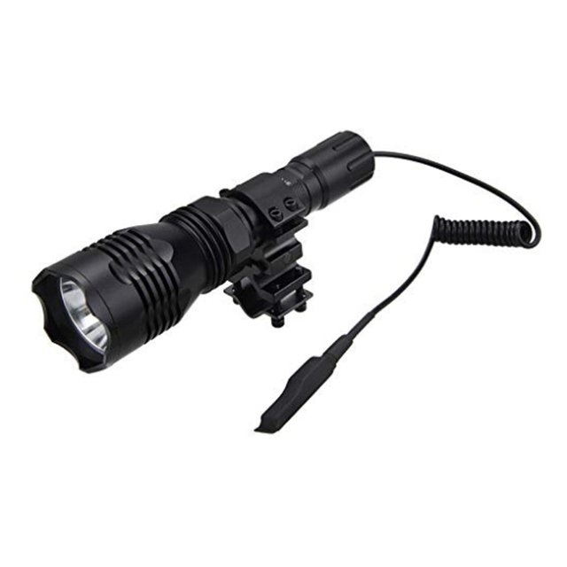 Green Red Hunting Light Kit 250 Yards Tactical Hunting Flashlight Coyote Hog Light Lamp Torch with Remote Pressure