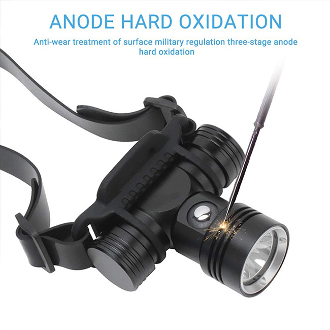 2000 Lumens CREE L2 Dive Headlamp Underwater Headlamp for Diving Swimming Submarine Head Torch Scuba Safety Lights Lamp