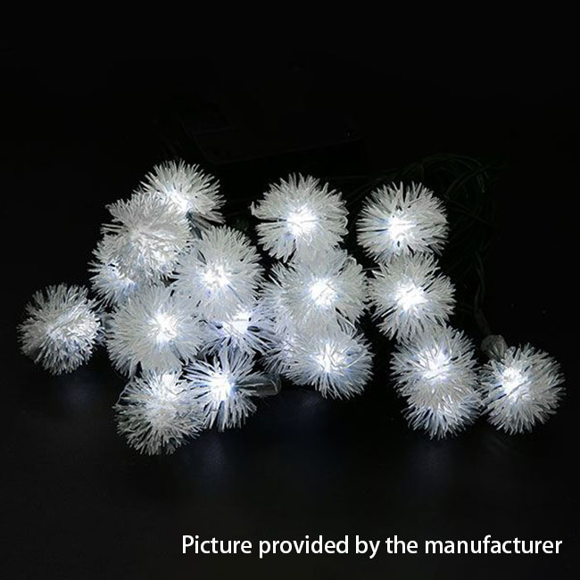 Dandelion Meow Meow Ball LED Lantern 10 Meter- White