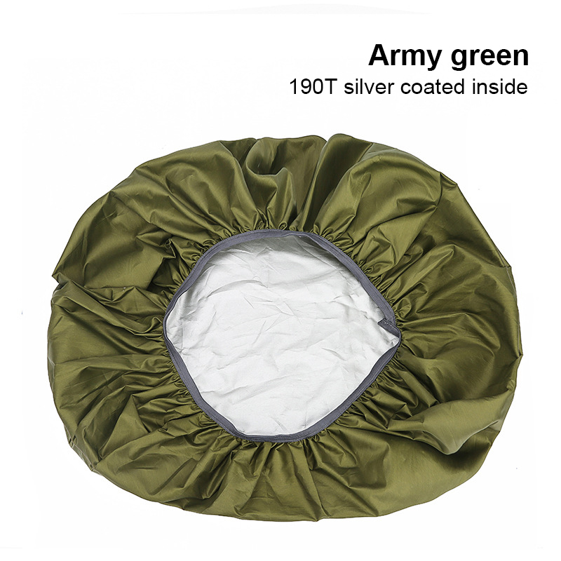 1Pc 15-100L Adjustable Backpack Rain Cover Portable Waterproof Outdoor Accessories Dustproof for Camping Hiking Climbing