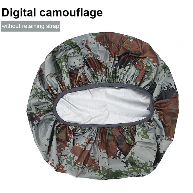 1Pc 15-100L Adjustable Backpack Rain Cover Portable Waterproof Outdoor Accessories Dustproof for Camping Hiking Climbing