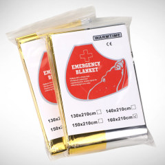 Emergency Rescue Blanket Outdoor Waterproof Keep Warm Survival Blanket Insulation Sunscreen Blanket 130/160*210CM