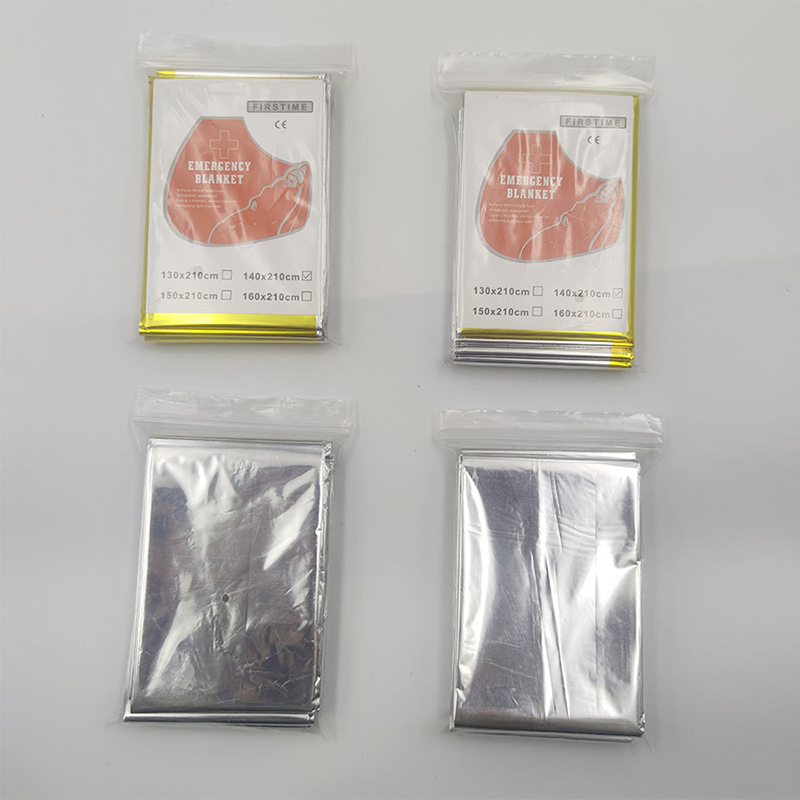 Emergency Rescue Blanket Outdoor Waterproof Keep Warm Survival Blanket Insulation Sunscreen Blanket 130/160*210CM