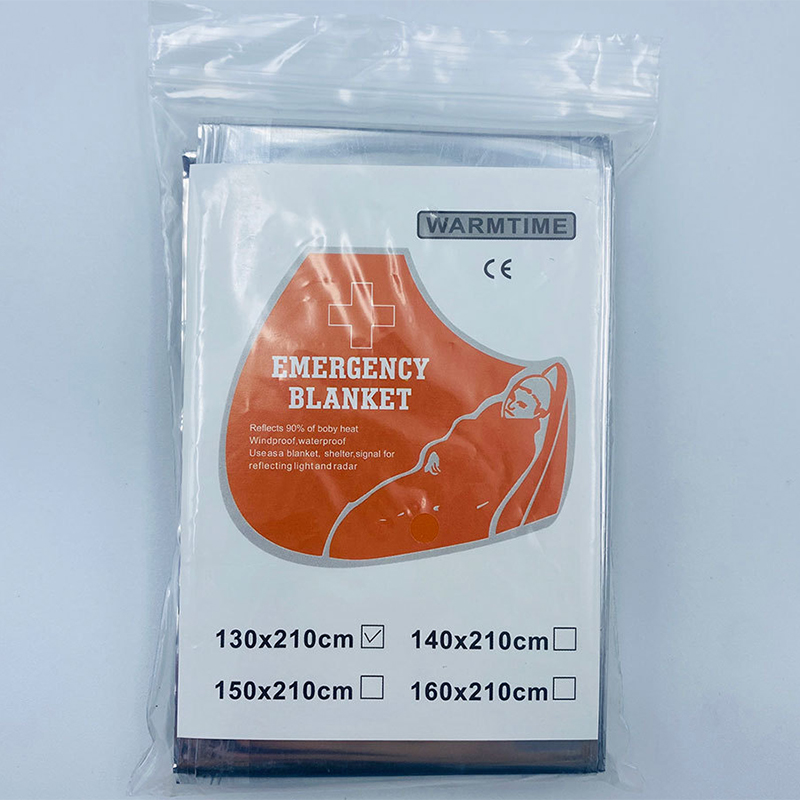 Emergency Rescue Blanket Outdoor Waterproof Keep Warm Survival Blanket Insulation Sunscreen Blanket 130/160*210CM