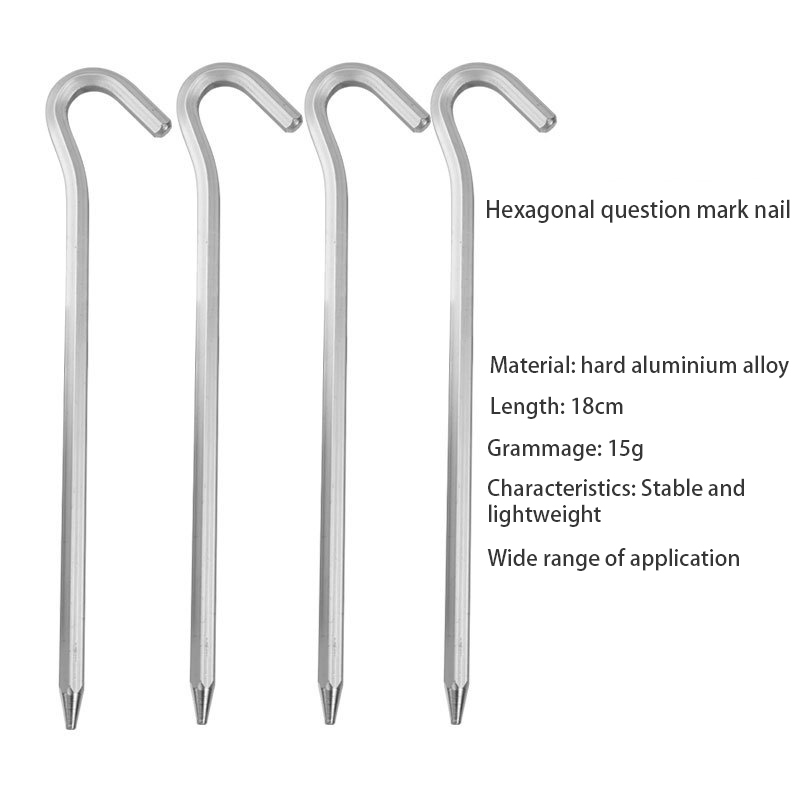 Aluminium Alloy Tent Pegs Stakes Nails Ground Pin for Outdoor Picnic Camping Fishing Canopy