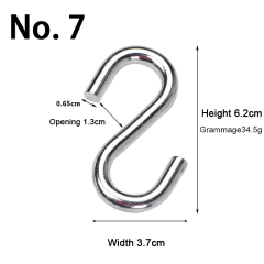 Outdoor Hammock Hooks Strong Load-Bearing S Rocker Hooks Multifunctional Accessory