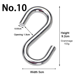 Outdoor Hammock Hooks Strong Load-Bearing S Rocker Hooks Multifunctional Accessory