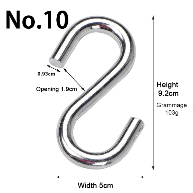 Outdoor Hammock Hooks Strong Load-Bearing S Rocker Hooks Multifunctional Accessory