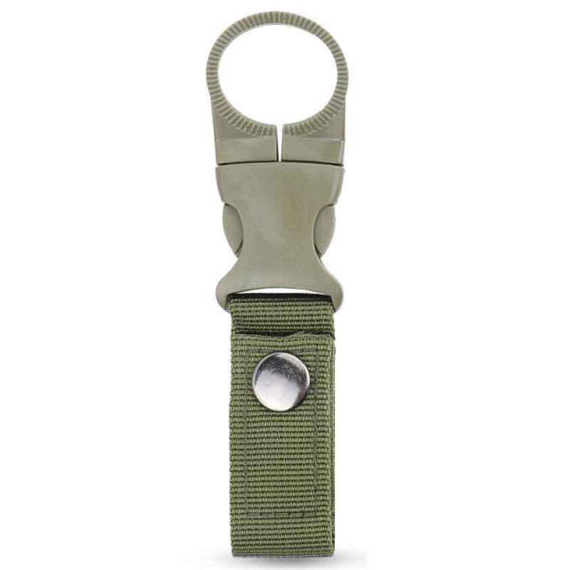 Double Webbing Buckle Hook Water Bottle Holder for Outdoor Camping  Security Escape Supplies Carabiner Belt Clip