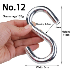 Outdoor Hammock Hooks Strong Load-Bearing S Rocker Hooks Multifunctional Accessory