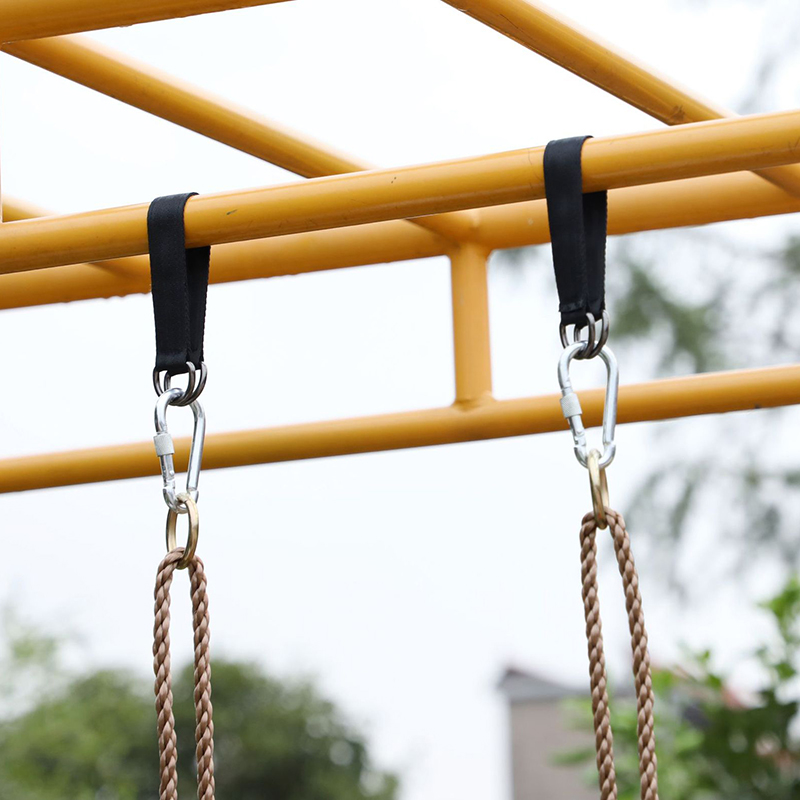 Duty Hanging Strap with Carabiner Hook for Tree Swing Hammock Fitness Home Gym Resistance Band