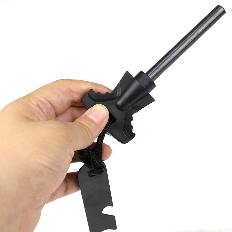 Multi-functional Magnesium Rod Flint Stone for Outdoor Camping Barbecuing Equipment Igniter