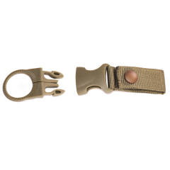 Double Webbing Buckle Hook Water Bottle Holder for Outdoor Camping  Security Escape Supplies Carabiner Belt Clip
