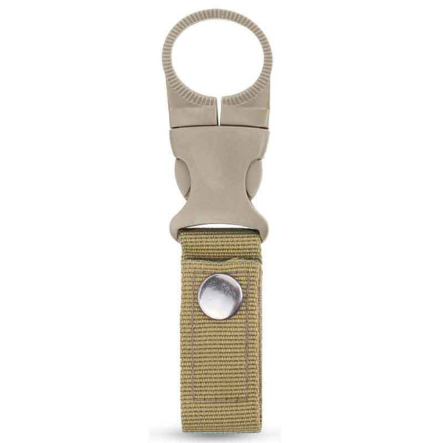 Double Webbing Buckle Hook Water Bottle Holder for Outdoor Camping  Security Escape Supplies Carabiner Belt Clip