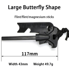 Multi-functional Magnesium Rod Flint Stone for Outdoor Camping Barbecuing Equipment Igniter