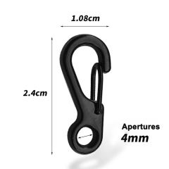Outdoor Mini Zinc Alloy SF Tactical Simple Quick Hook Edc Metal Spring Small Buckle