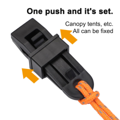 Plastic Tent Wind Rope Buckles Retainer for Outdoor Camping Accessories Hiking Backpacking