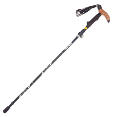 NECASIL 5 Section Outdoor Fold Trekking Stick for Hiking Camping Mountaineering Walking Stick Elderly Telescopic