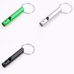 Multifunctional Aluminum Emergency Survival Whistle Portable Keychain for Outdoor Tools Training Camping Hiking