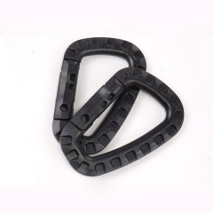 Outdoor Sports Plastics Safety Buckle Climbing Button for Camping Hiking - D Shaped