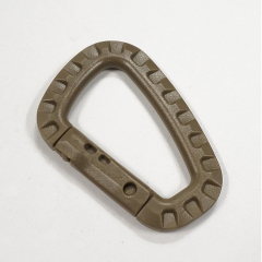 Outdoor Sports Plastics Safety Buckle Climbing Button for Camping Hiking - D Shaped