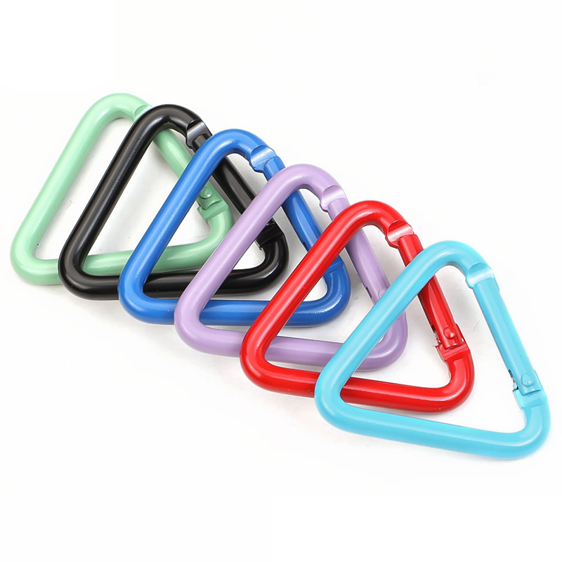 Outdoor Sports Aluminium Safety Buckle Climbing Button for Camping Hiking - Triangles