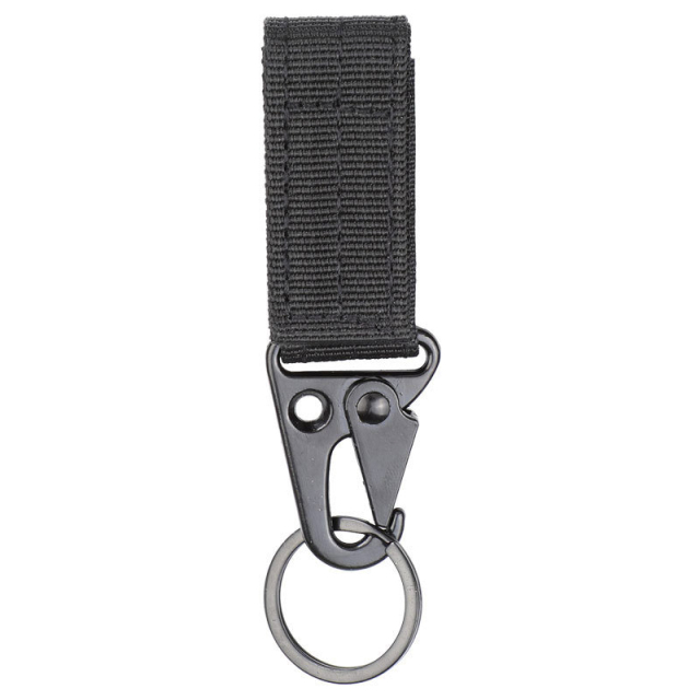 Outdoor Sports Aluminium Safety Buckle Climbing Button Keychain for Camping Hiking - Hawksbill shaped