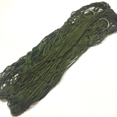 Nylon Rope Single Thicker Mesh Hammock for Balcony Yard Field Camping