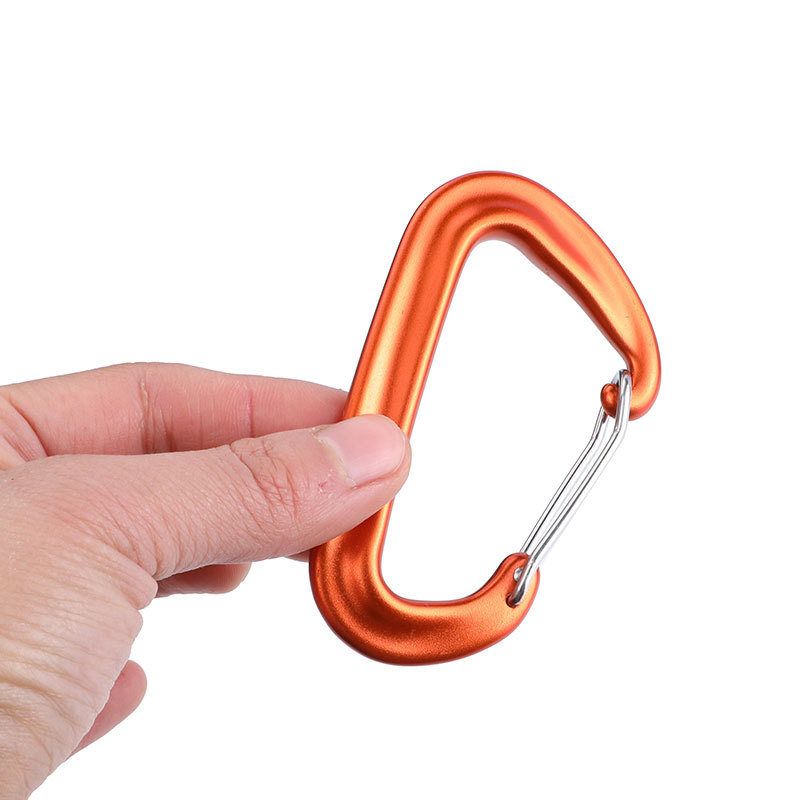 Outdoor Sports 7075 Aluminium Alloy Buckle Lock Hammock Hooks for Camping Hiking - D Shape