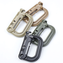 Outdoor Sports Plastic Quick Release Security Buckle Assisted Snap-on Tactical Mountaineering Rucksack Hooks
