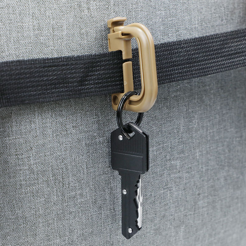 Outdoor Sports Plastic Quick Release Security Buckle Assisted Snap-on Tactical Mountaineering Rucksack Hooks