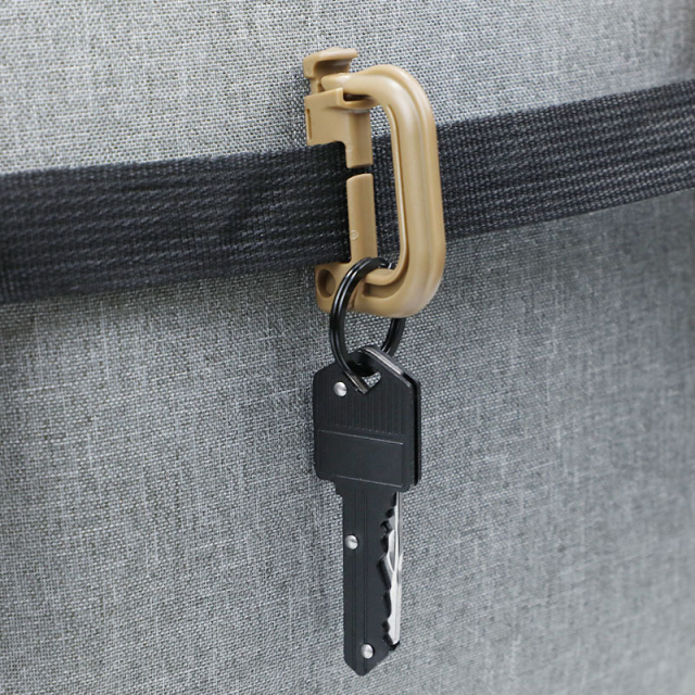 Outdoor Sports Plastic Quick Release Security Buckle Assisted Snap-on Tactical Mountaineering Rucksack Hooks