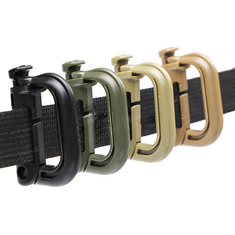 Outdoor Sports Plastic Quick Release Security Buckle Assisted Snap-on Tactical Mountaineering Rucksack Hooks
