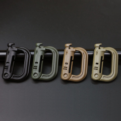 Outdoor Sports Plastic Quick Release Security Buckle Assisted Snap-on Tactical Mountaineering Rucksack Hooks
