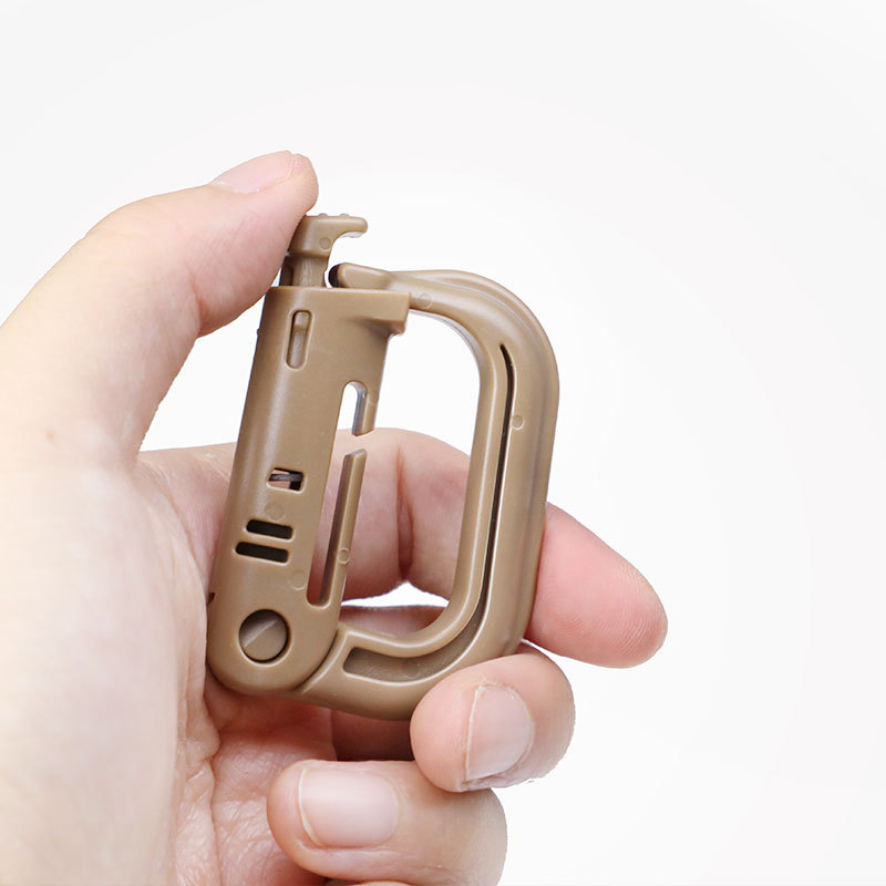 Outdoor Sports Plastic Quick Release Security Buckle Assisted Snap-on Tactical Mountaineering Rucksack Hooks