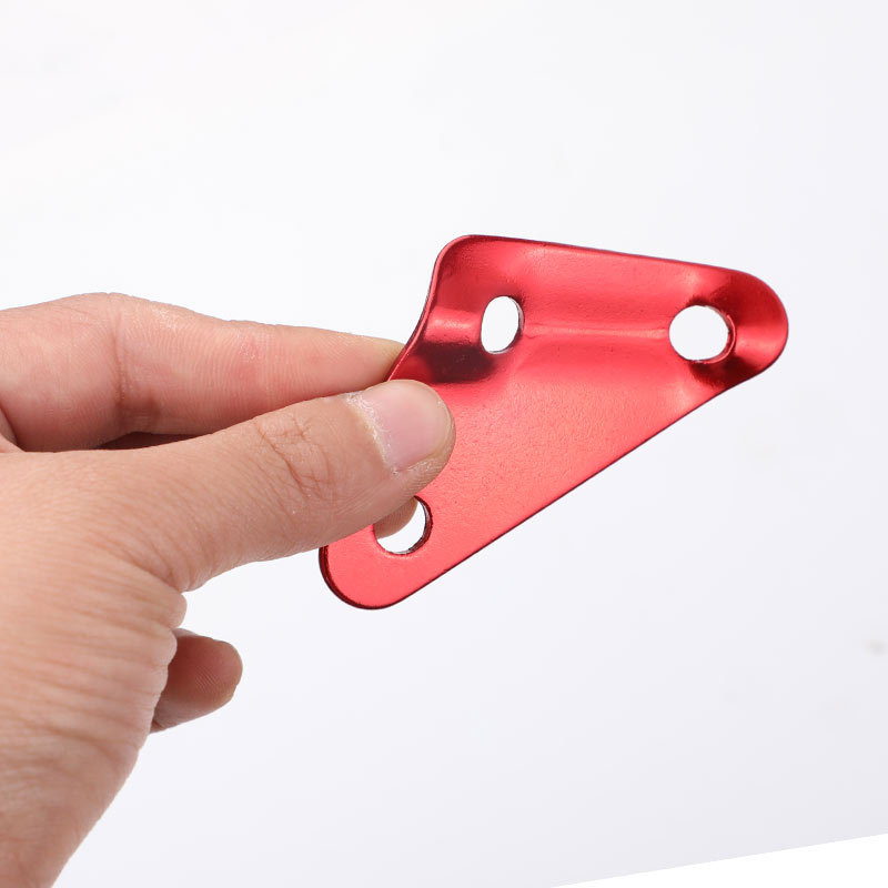 Auminium Alloy Triangular Camping Tent Wind Rope Accessories Adjustable Buckle Canopy Rope Pull Buckle