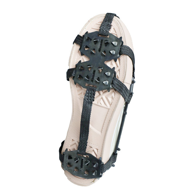 24-Toothed Anti-skate Claws Anti-fall Snow Nails Boot Shoe Cover For Outdoor Climbing Ice And Snow Road