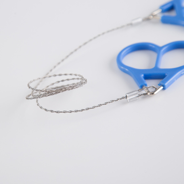 Stainless Steel Cord Rope Wire Saw Field Life Saving Woodworking Carving Outdoor Survival Tool