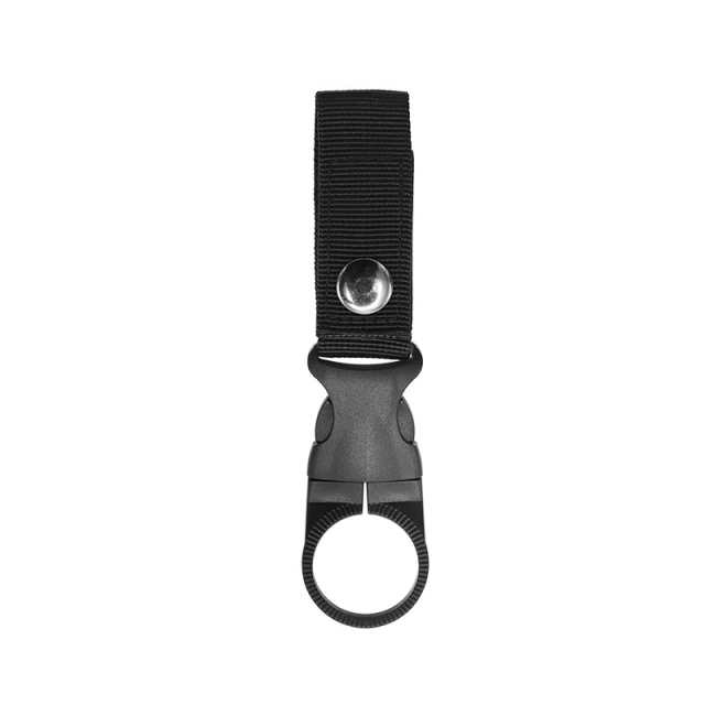 Nylon Portable Bottle Hooks Hanging Buckle Webbing Hanging Mountaineering Buckle for Camping Hiking
