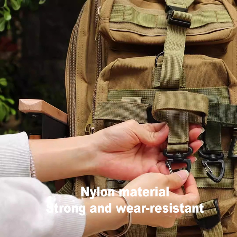 Nylon Gloves Hook Multi-purpose Military Outdoor Tactical Gear Clip Fixed Pocket Belt Keychain Webbing Glove Rope Holder