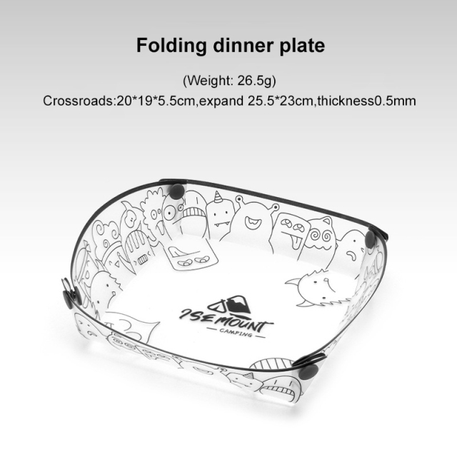 Outdoor Ultra Light Folding Tableware Multi-purpose Combination Set Portable Bowls Plates Coffee Filtering Funnels Water Cups