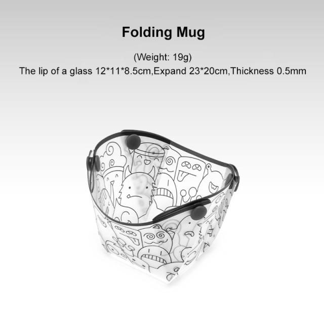 Outdoor Ultra Light Folding Tableware Multi-purpose Combination Set Portable Bowls Plates Coffee Filtering Funnels Water Cups