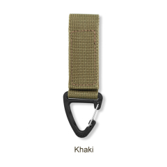Multifunctional Nylon Single Point Webbing Backpack Triangle Buckle D-ring Keychain for Mountaineering