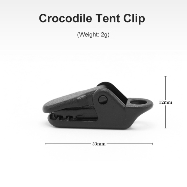 Polycarbonate Tent Windproof Fixed Clip with Inverted Pull Point Hook for Outdoor Camping Canopy