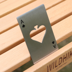 Credit Card Style Bottle Opener Creative Poker Shaped Stainless Steel Home Beer Bottle Tool Starter